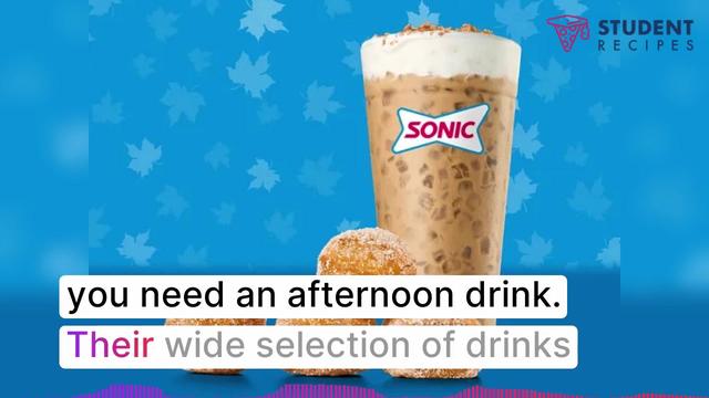 Sonic Launched a New Iced Coffee for the Perfect Fall Treat