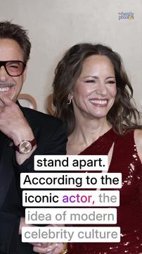 Robert Downey Jr. Slams Modern Celebrity Culture as 