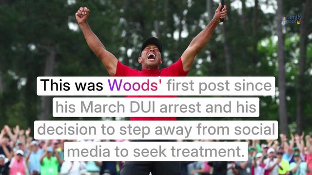 Tiger Woods Posts Emotional Message on Social Media After DUI Arrest