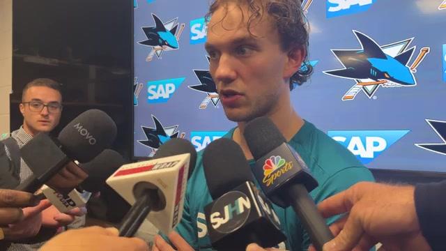 Eklund Feeling Good After Sharks' Win, About His Own Game