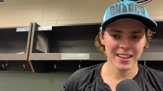 Smith Credits Askarov for Win, Breaks Down His Power Play Goal | Sharks @ Wild Post-Game (11.11.25)
