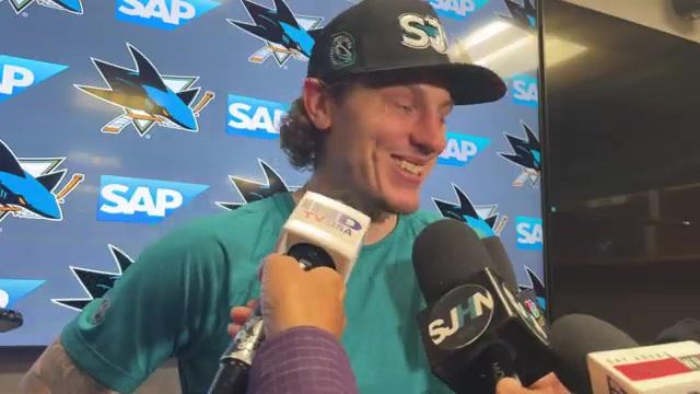 Gaudette on His GWG, Improved Power Play | Sharks vs. Canucks Post-Game (11.28.25)