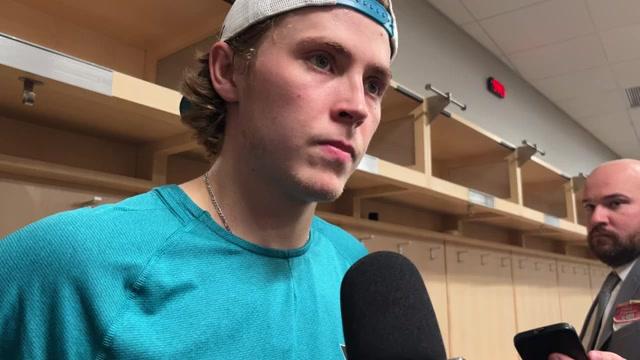 Smith on His 2 Goals, Going Helmets Off in Warm-Ups | Sharks @ Golden Knights Post-Game (11.29.25)