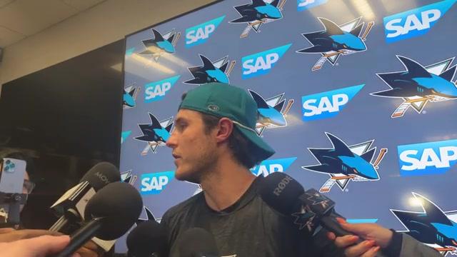 Ostapchuk on Fighting for Toffoli, Celebrini Carrying San Jose | Sharks vs. Ducks Post-Game (4.1.26)