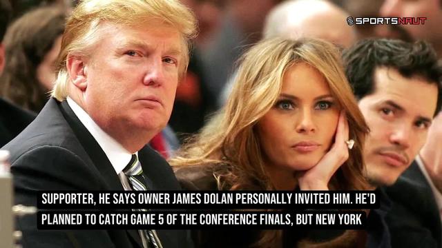 Trump Says He'll Attend Knicks NBA Finals as New York Chases First Title Since 1973