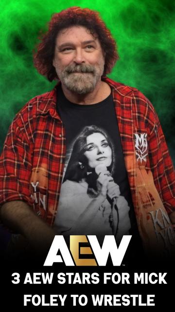 3 AEW Stars Mick Foley Could Wrestle in Last Match, Including Darby Allin 