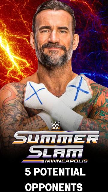 5 WWE SummerSlam Opponents For CM Punk, Including LA Knight