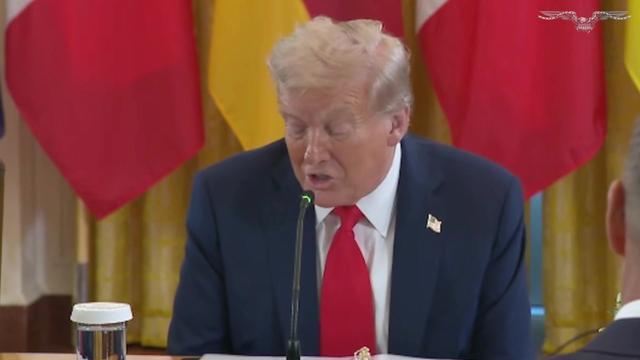 Trump holds roundtable discussion with Zelensky and European leaders