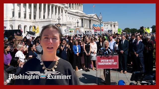 Epstein victims draw huge crowd at Capitol as they demand transparency