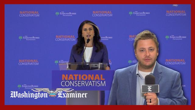 Tulsi Gabbard speaks at National Conservatism Convention