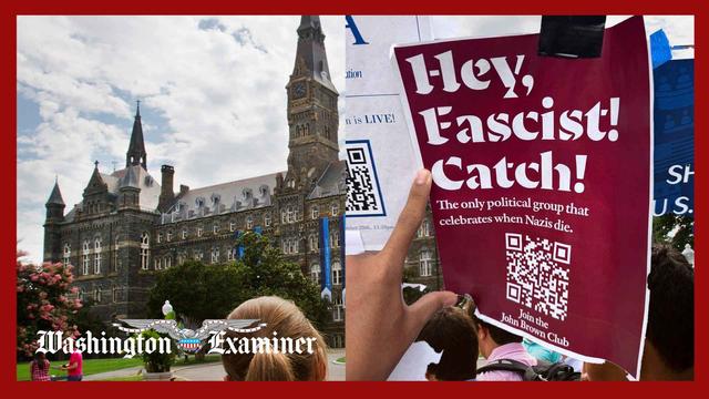 ‘Hey, fascist! Catch!’ flyers posted throughout Georgetown University