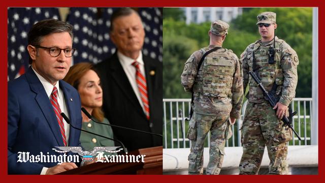 Speaker Mike Johnson defends Trump’s right to shift funds to pay military