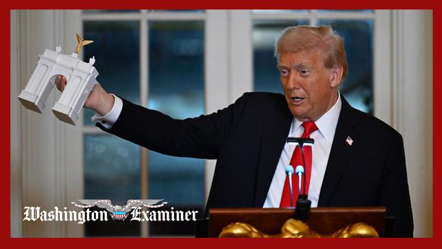 Trump unveils plans for ‘Independence Arch’ at dinner thanking donors