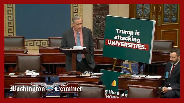 Merkley rails against Trump in filibuster speech during government shutdown