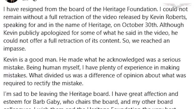 Heritage board member Robert George joins exodus leaving foundation over Fuentes