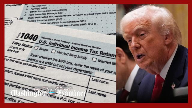 Trump says he expects the federal income tax to be abolished