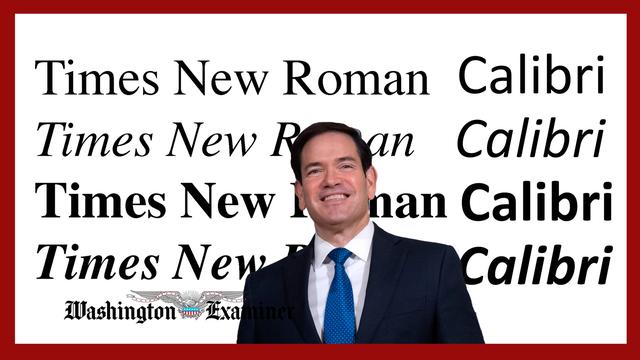 Rubio restores Times New Roman at State Dept in anti-DEI push