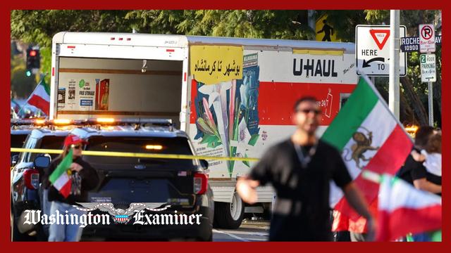 Multiple injured after U-Haul truck plows into crowd of Iran protesters