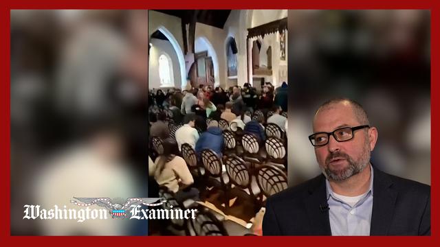 Anti-ICE protestors breaking the law by disrupting a church service