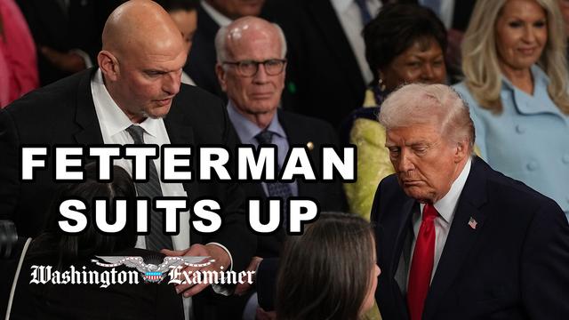Fetterman admits he dresses ‘like a slob’ but wore suit to the address
