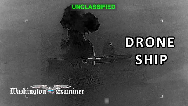 CENTCOM releases video of US striking Iranian drone ship