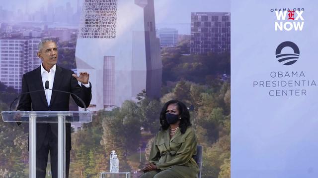 Obama announces presidential center dedication, excludes invitation to Trump