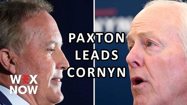 Paxton leads Cornyn in Texas runoff as poll shows incumbent’s support lagging