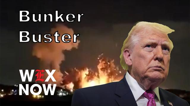 Trump shows immense blast after US airstrike using bunker buster bombs