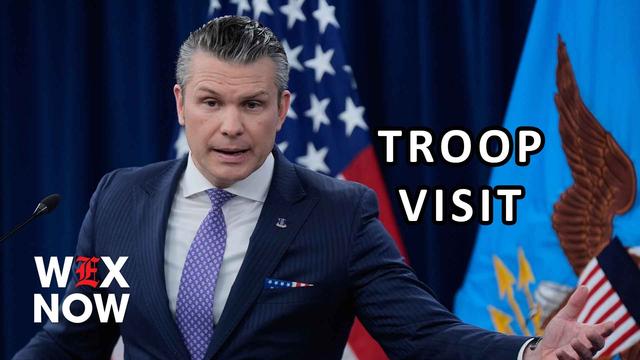 Hegseth reveals secret trip to meet troops deployed to Middle East