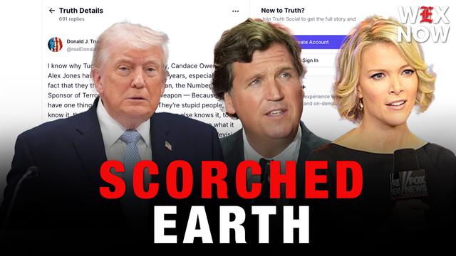 Trump rips Tucker, Megyn Kelly, Candace Owens, Alex Jones in Truth screed