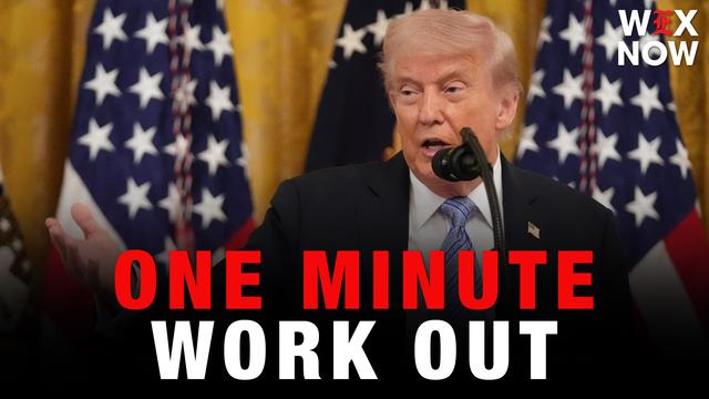 Trump jokes he works out ‘about one minute a day max’