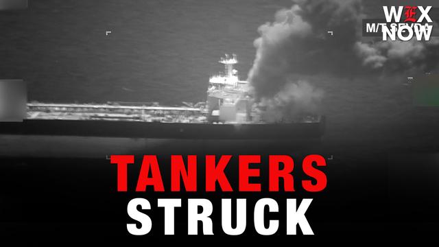 WATCH: F-18s disable Iranian tankers trying to run Strait of Hormuz blockade