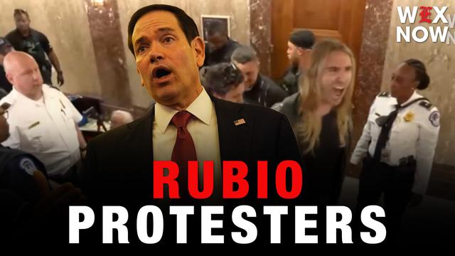 Protesters removed ahead of Marco Rubio testimony before the Senate