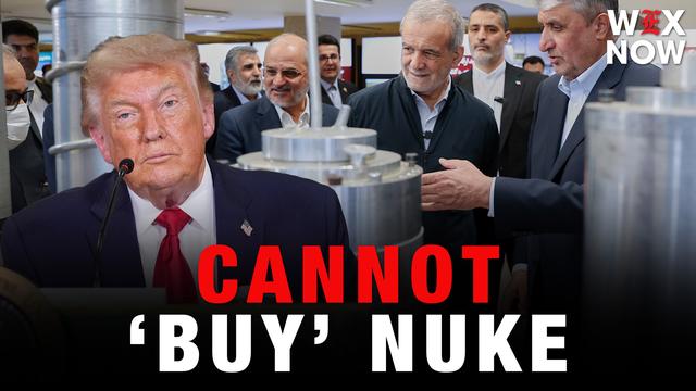 Trump says his sticking point on Iran deal is ensuring regime cannot ‘buy’ nuke