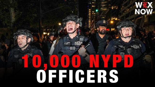 10,000 NYPD officers at Knicks parade