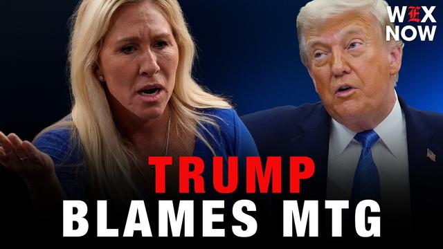 Trump blamed Marjorie Taylor Greene for death threats against her son