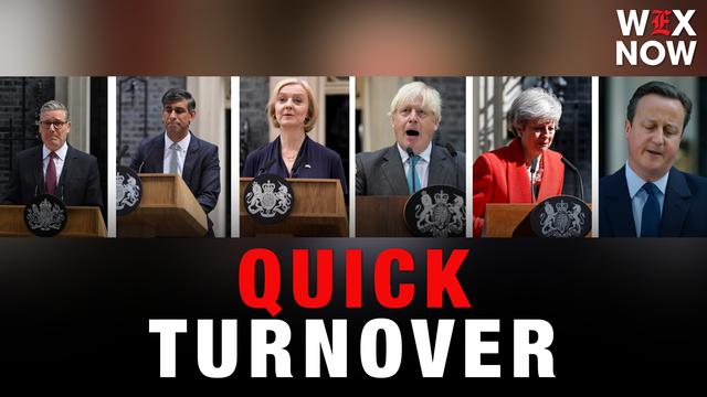 Britain has had six prime ministers in 10 years. How long did each of them last?