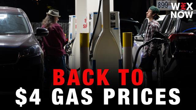 Gas prices top $4 per gallon on average after brief dip