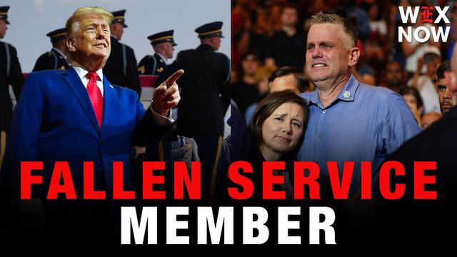Family of fallen service member accompany Donald Trump to Georgia