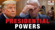 Trump says he respects presidential pardon power in wake of Fauci hearing
