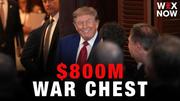 Trump touts $800M war chest in first election without leading the ticket