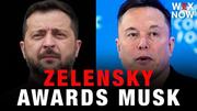 Zelensky bestows Musk with award for Starlink access during Russia-Ukraine war