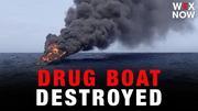 Coast Guard torches suspected drug boat carrying cocaine to US