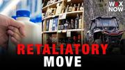US bans the importation of Canadian alcohol, dairy products, and some motorcycles in retaliatory move
