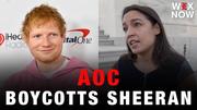AOC says she’s boycotting Ed Sheeran over Macklemore’s removal from tour