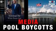 White House pushes its app to get livestreams after TV pool boycotts