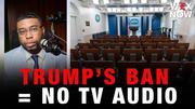 Trump's ban backfires with no TV audio, CNN blames Natalie Harp, GOP official opposes triumphal arch