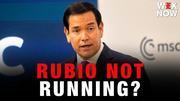 Is Rubio running without running?