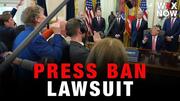 Six citizens sue Trump over White House press ban