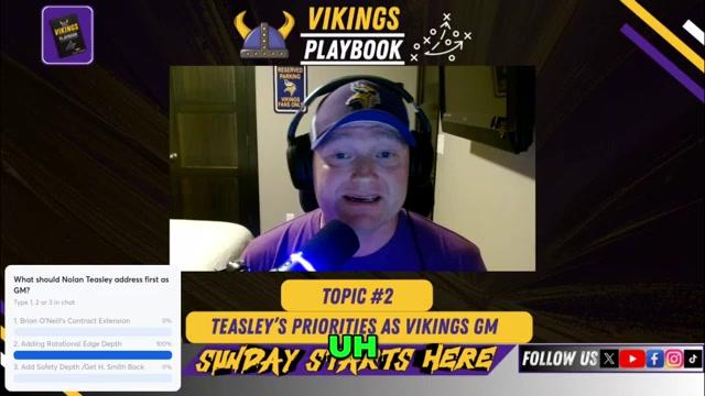 Vikings'$12M CAP SPACE: Who We NEED to Sign Now!